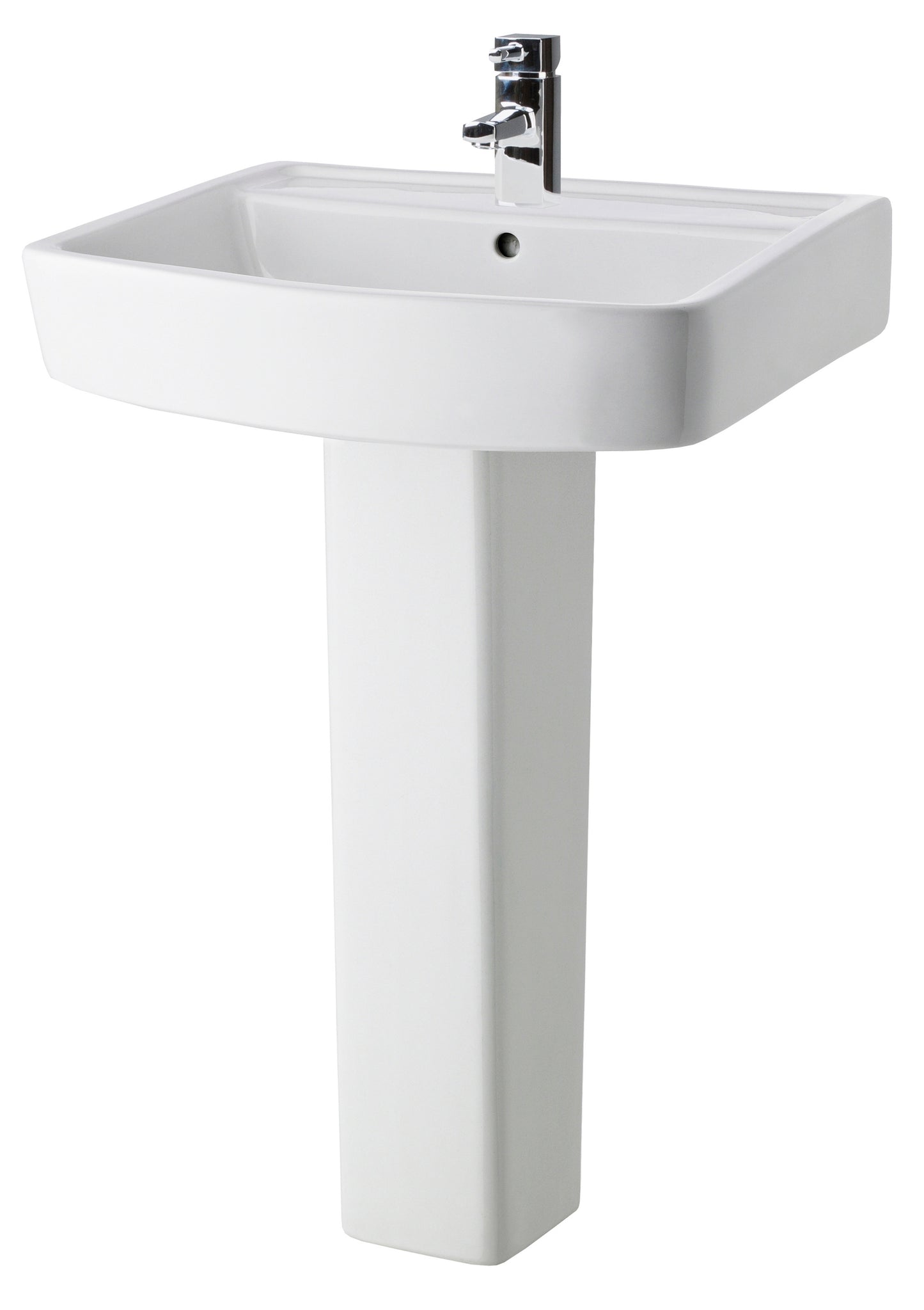 Bliss 520mm 1TH Basin & Pedestal