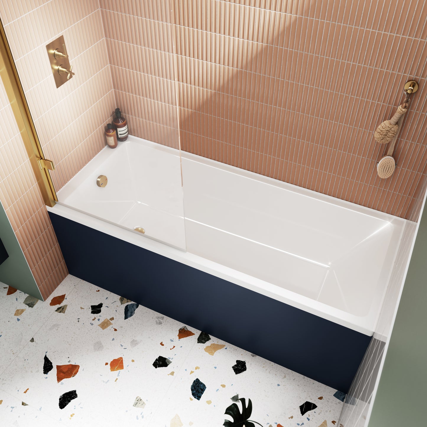 Thin Edge Single Ended Bath 1800x800mm