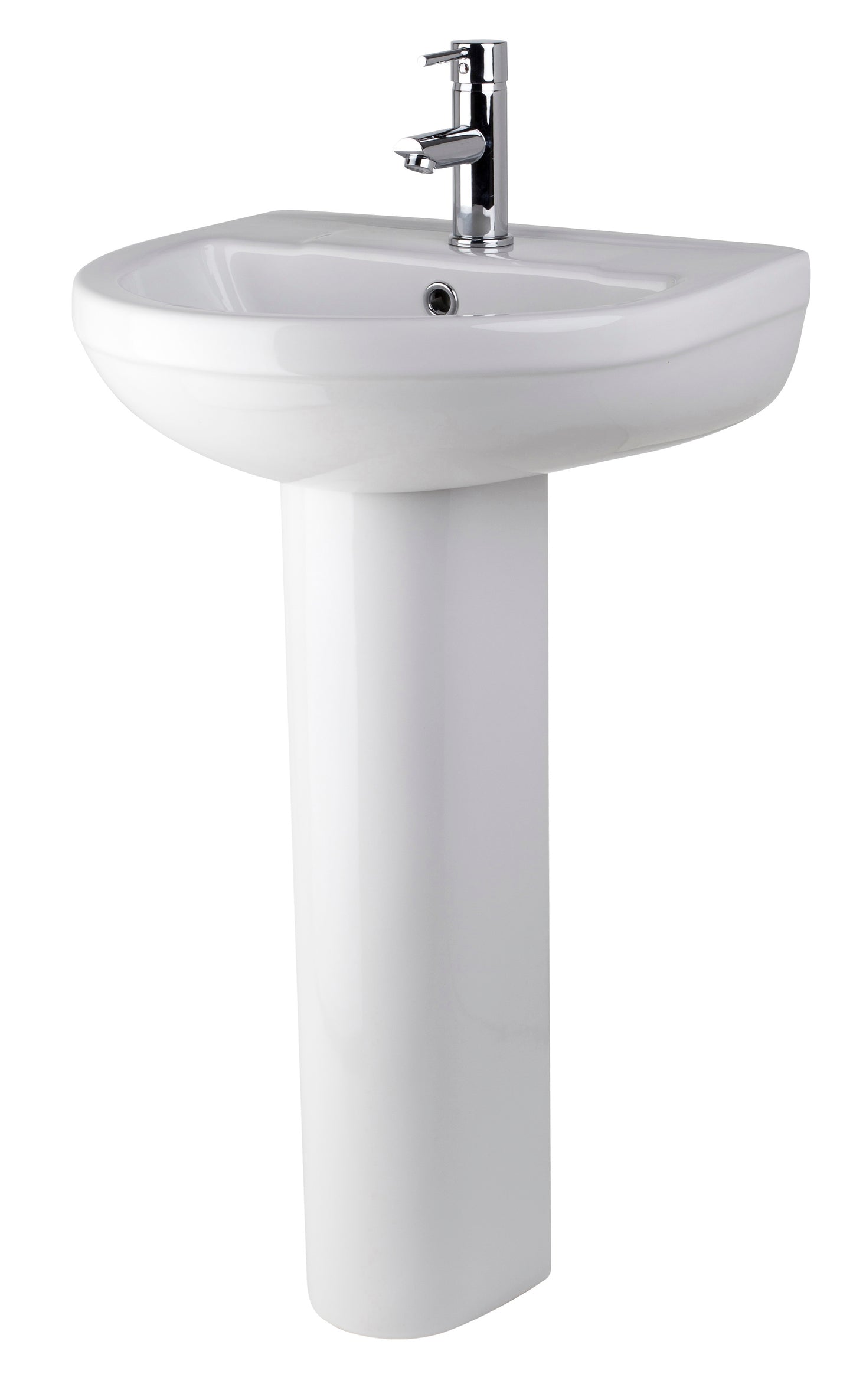 Ivo 550mm 1TH Basin & Pedestal