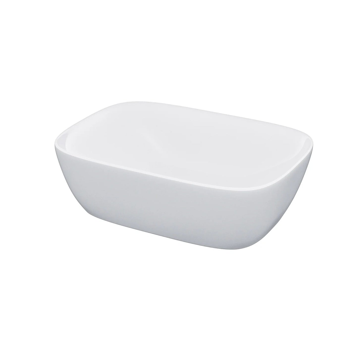 IV8271 480 x 350mm Oval Counter Top Basin Gloss White