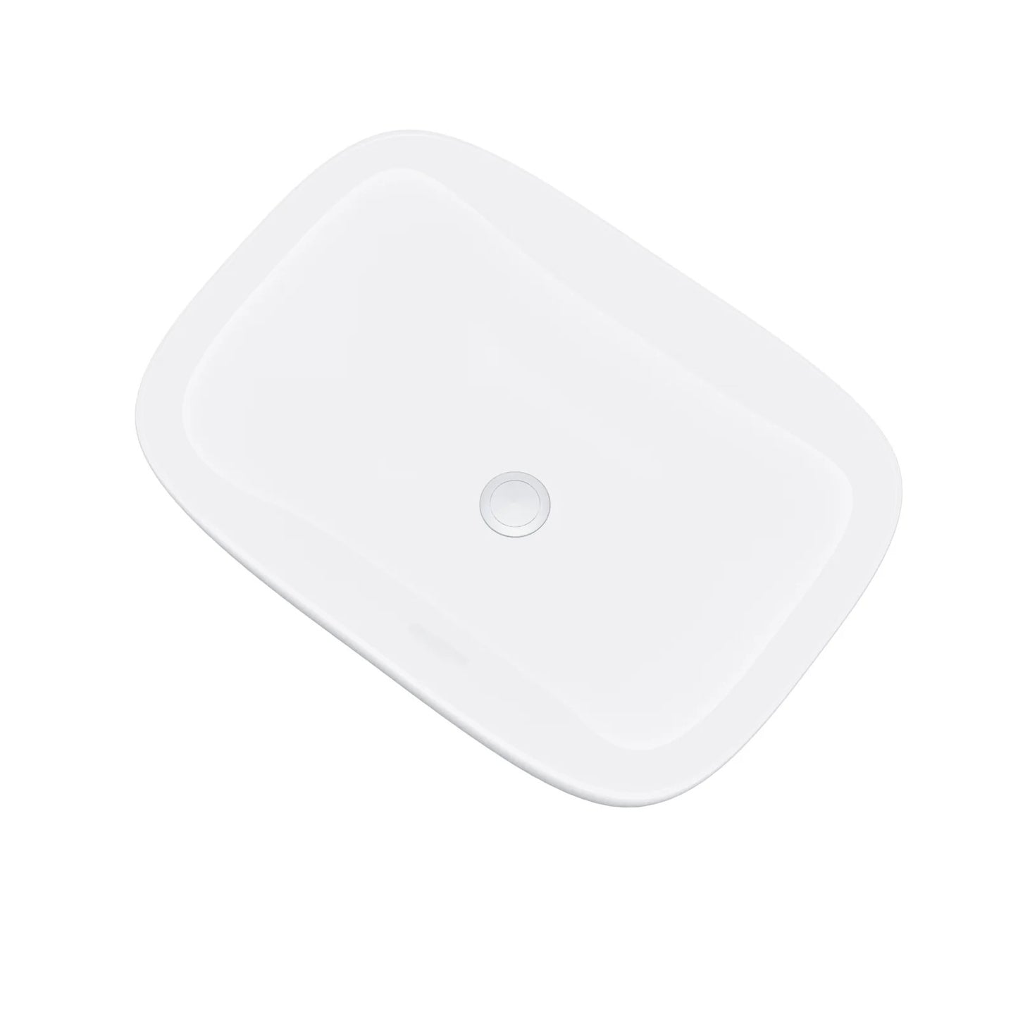 IV8271 480 x 350mm Oval Counter Top Basin Gloss White