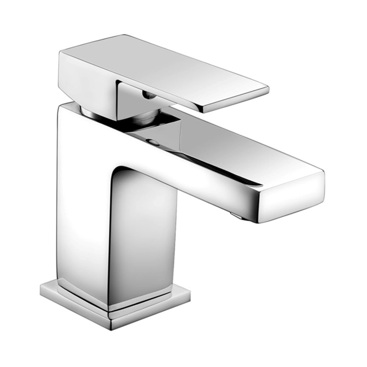 Brick Chrome Basin Mixer