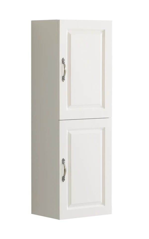 Hilton 400mm Wall Hung Tall Boy Traditional Waterproof Storage Unit