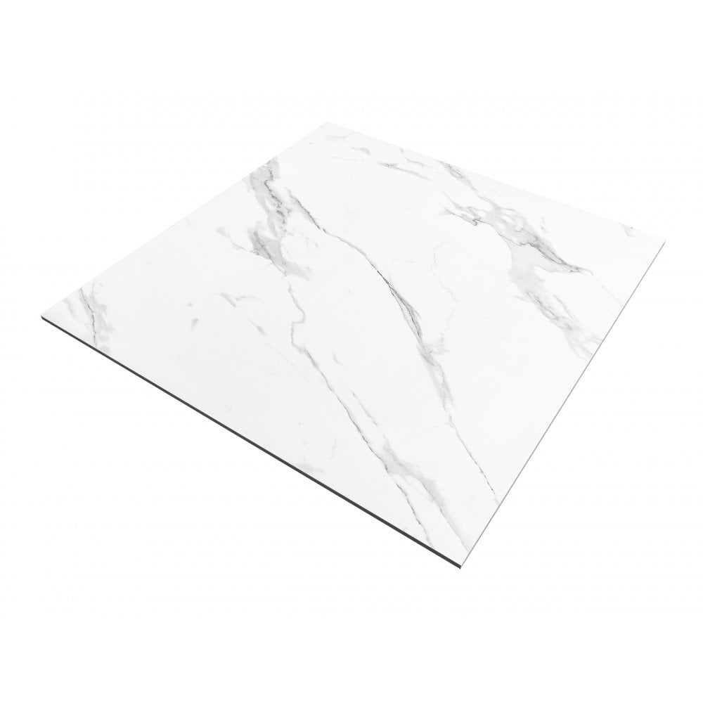 Bianco Estaturio Matt 60cm x 60cm Wall and Floor Tile