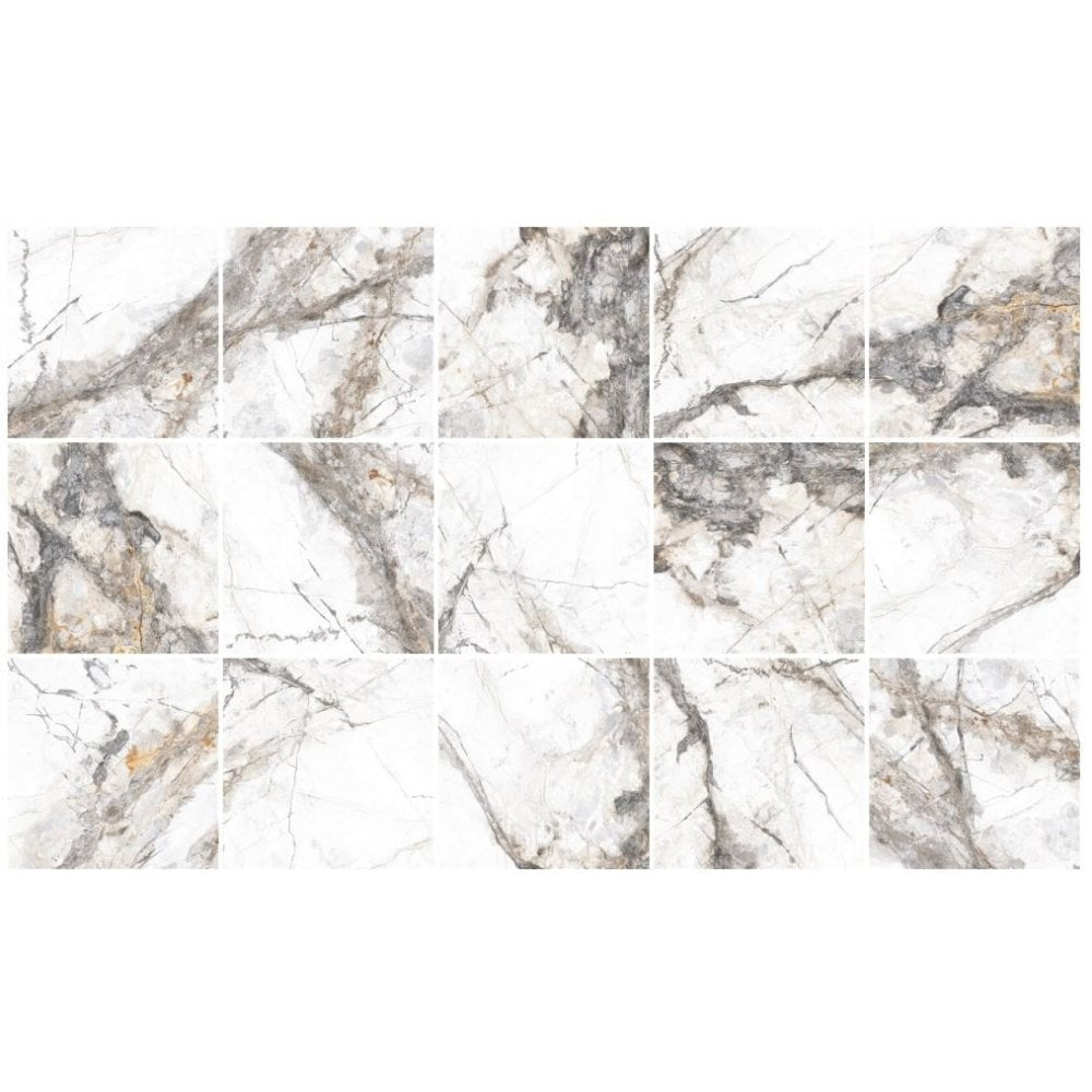 Invisible Marble 60cm x 60cm Wall and Floor Tile