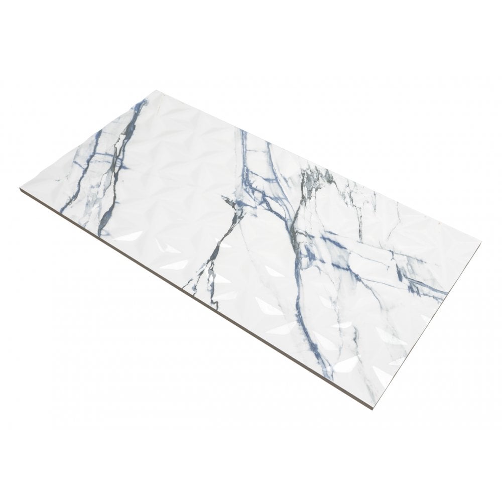 Oikas Blue Decor 30cm x 60cm Wall Tile