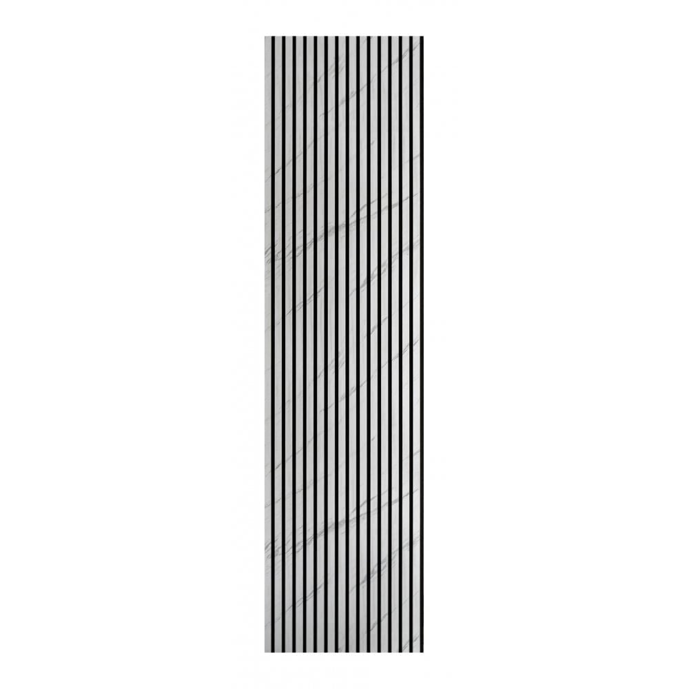 White Marble Acoustic Wood Panel 240cm x 60cm x 21mm
