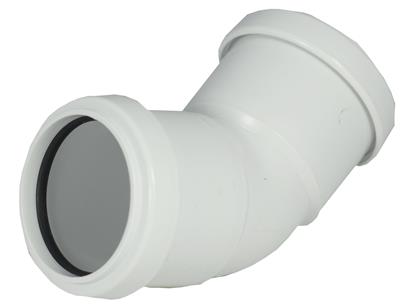 Push Fit 32mm 135 Degree Bend White