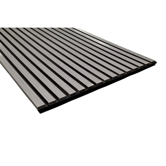 Grey Oak Wooden Slat Acoustic Wall Panel