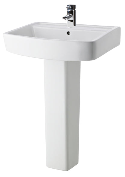 Bliss 520mm 1TH Basin & Pedestal