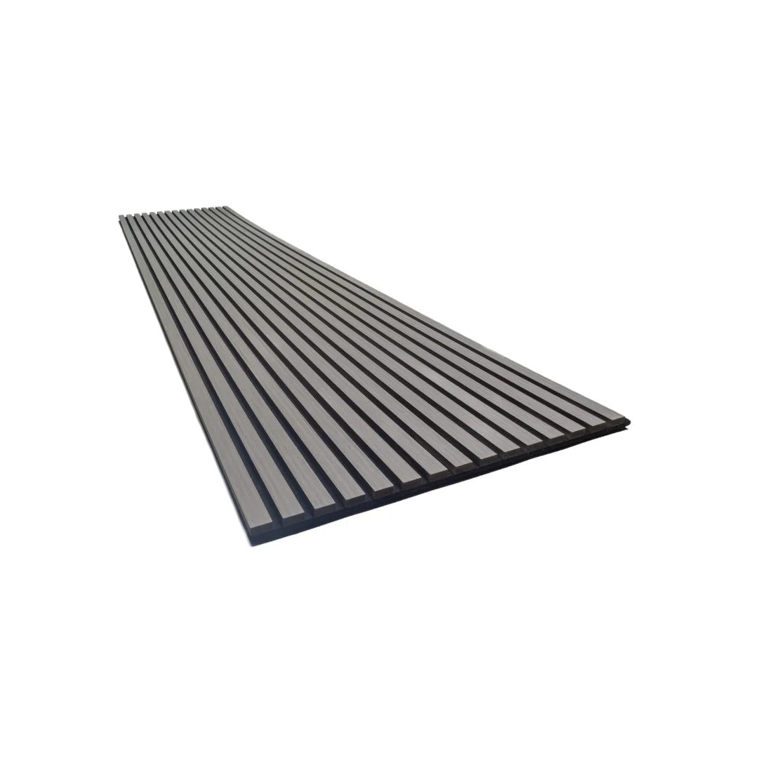 Grey Oak Wooden Slat Acoustic Wall Panel