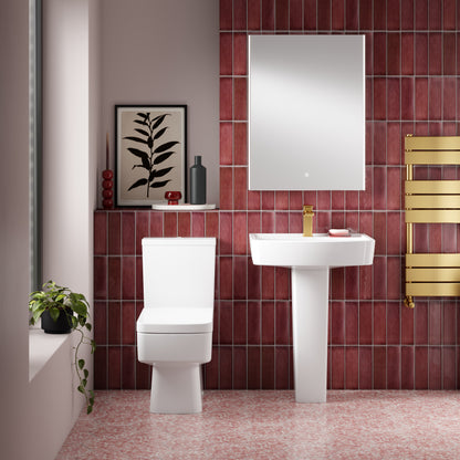 Bliss 600mm 1TH Basin & Pedestal