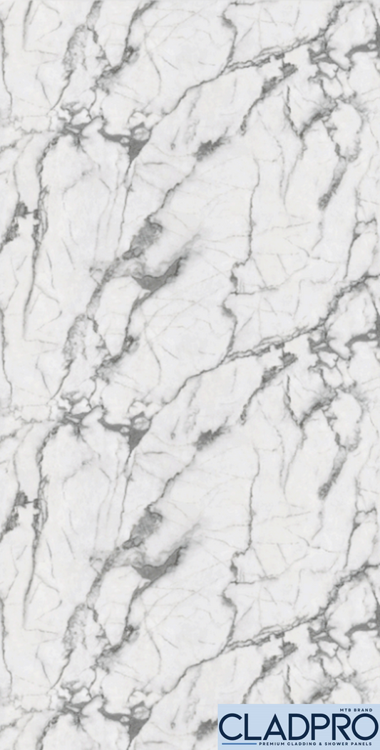 Carrara Gloss - 1m Cladding Shower Panels