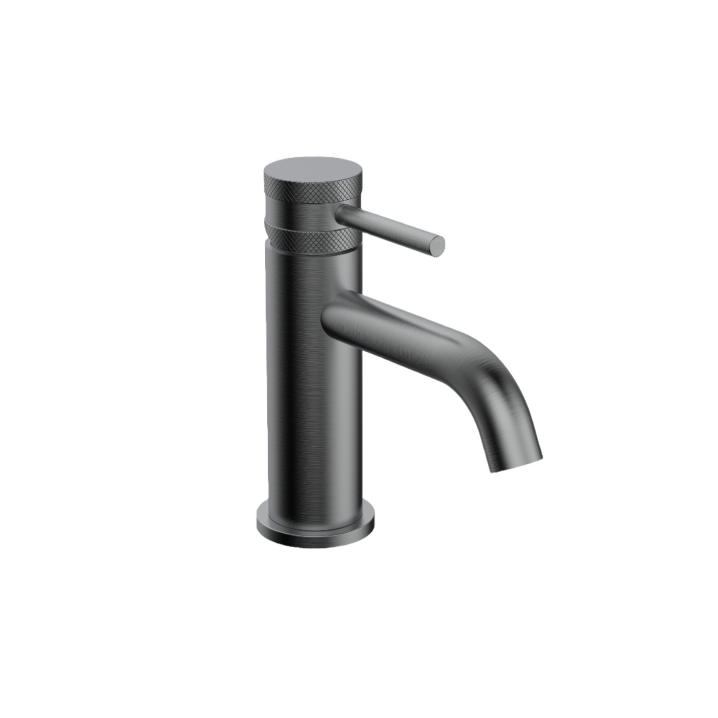 Clarity Knurled Gunmetal Basin Mixer