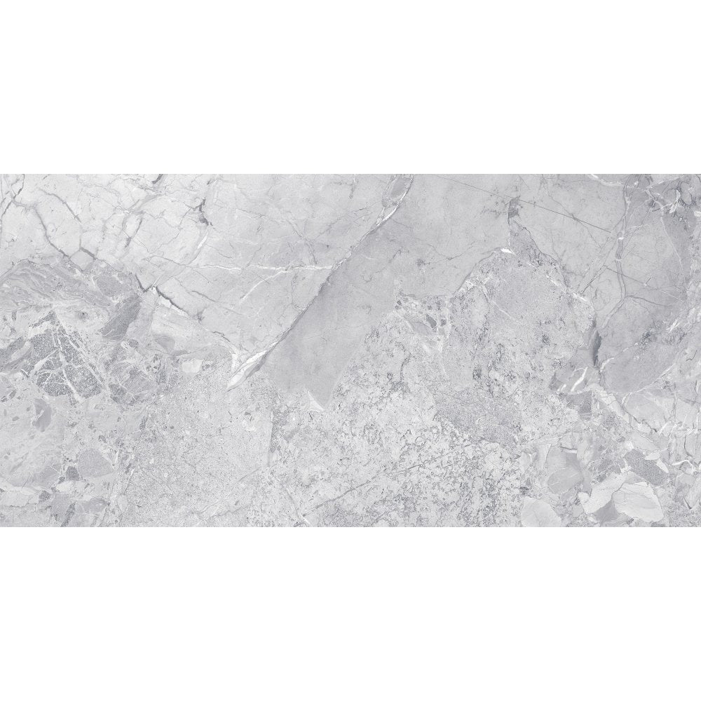 Geo Pebbles Grey 30cm x 60cm Wall and Floor Tile