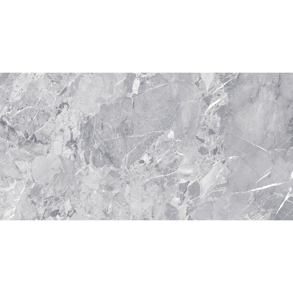 Geo Pebbles Grey 30cm x 60cm Wall and Floor Tile