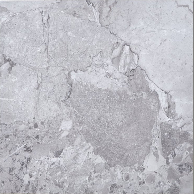 Geo Pebbles Grey 60cm x 60cm Wall and Floor Tile