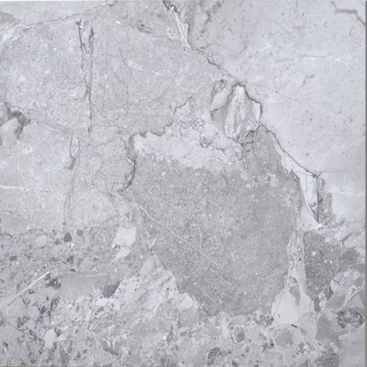 Geo Pebbles Grey 60cm x 60cm Wall and Floor Tile