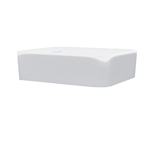 IV8025 490 x 375mm Countertop Basin Rectangle Gloss White