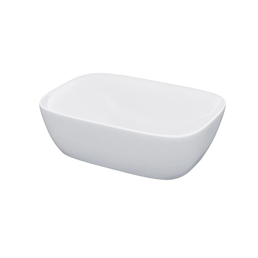 IV8271 480 x 350mm Oval Counter Top Basin Gloss White