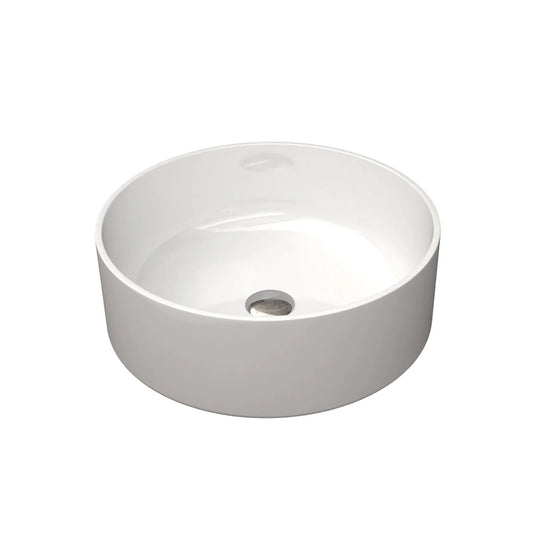 IV8463 360mm Countertop Basin Round Gloss White