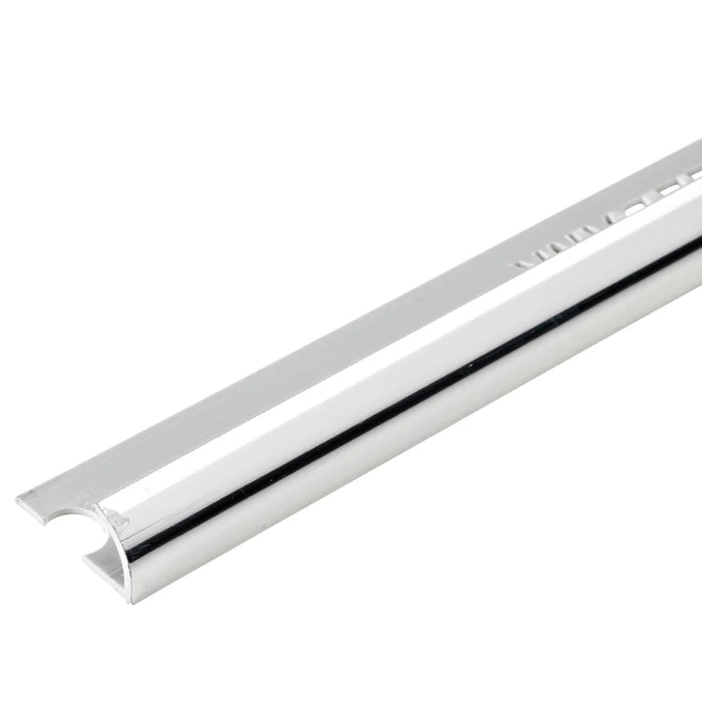 10mm Chrome Curved Tile Trim