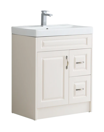 Hilton 750mm Traditional Waterproof PVC Vanity Unit and Basin