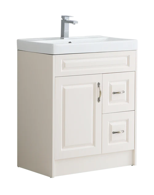 Hilton 750mm Traditional Waterproof PVC Vanity Unit and Basin
