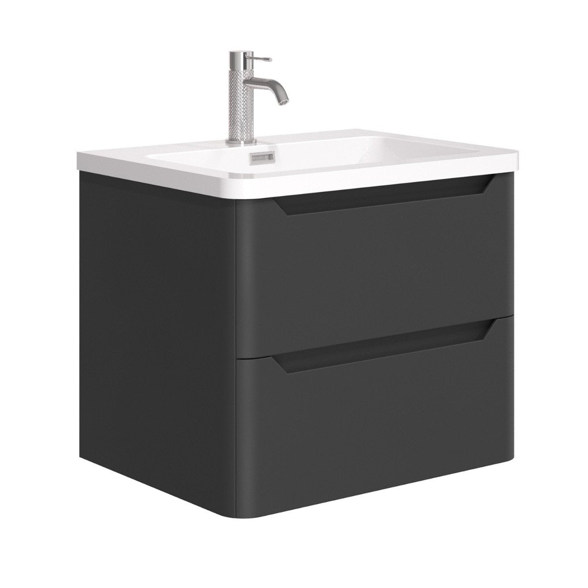 Revive 600 Wall Hung Waterproof PVC Unit & Basin 2 Draw