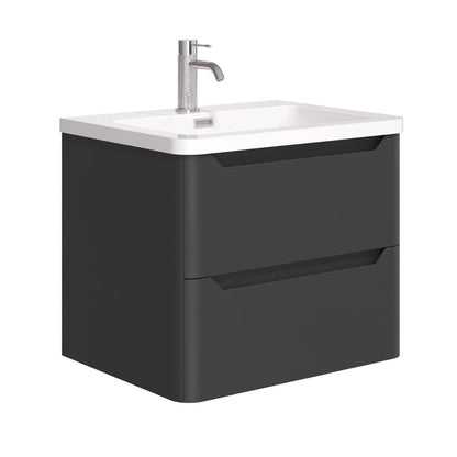Revive 600 Wall Hung Waterproof PVC Unit & Basin 2 Draw
