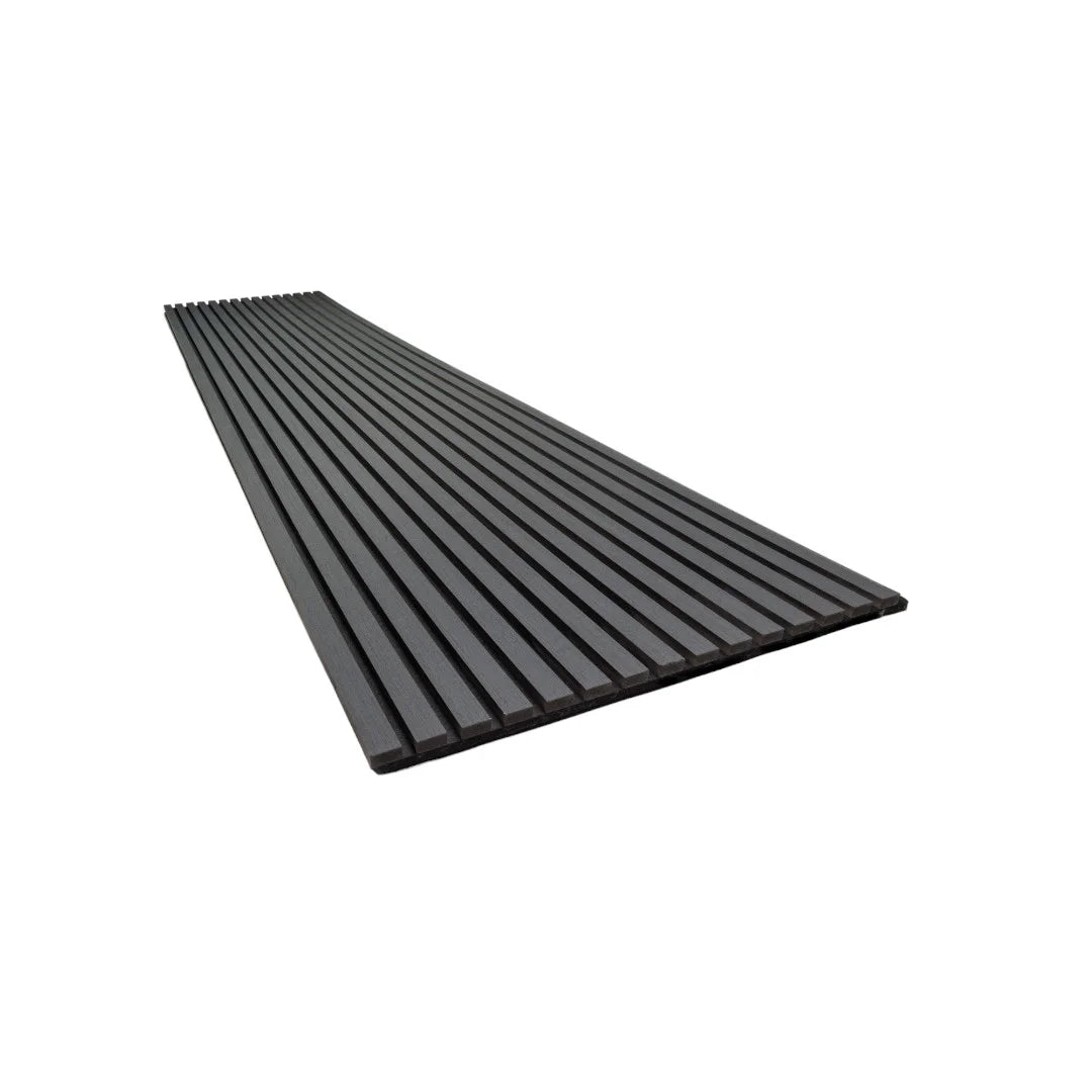 Black Oak Wooden Slat Acoustic Wall Panel 600x2400x21mm