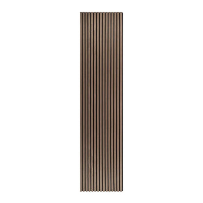 Walnut Wooden Slat Acoustic Wall Panel 600x2400x21mm