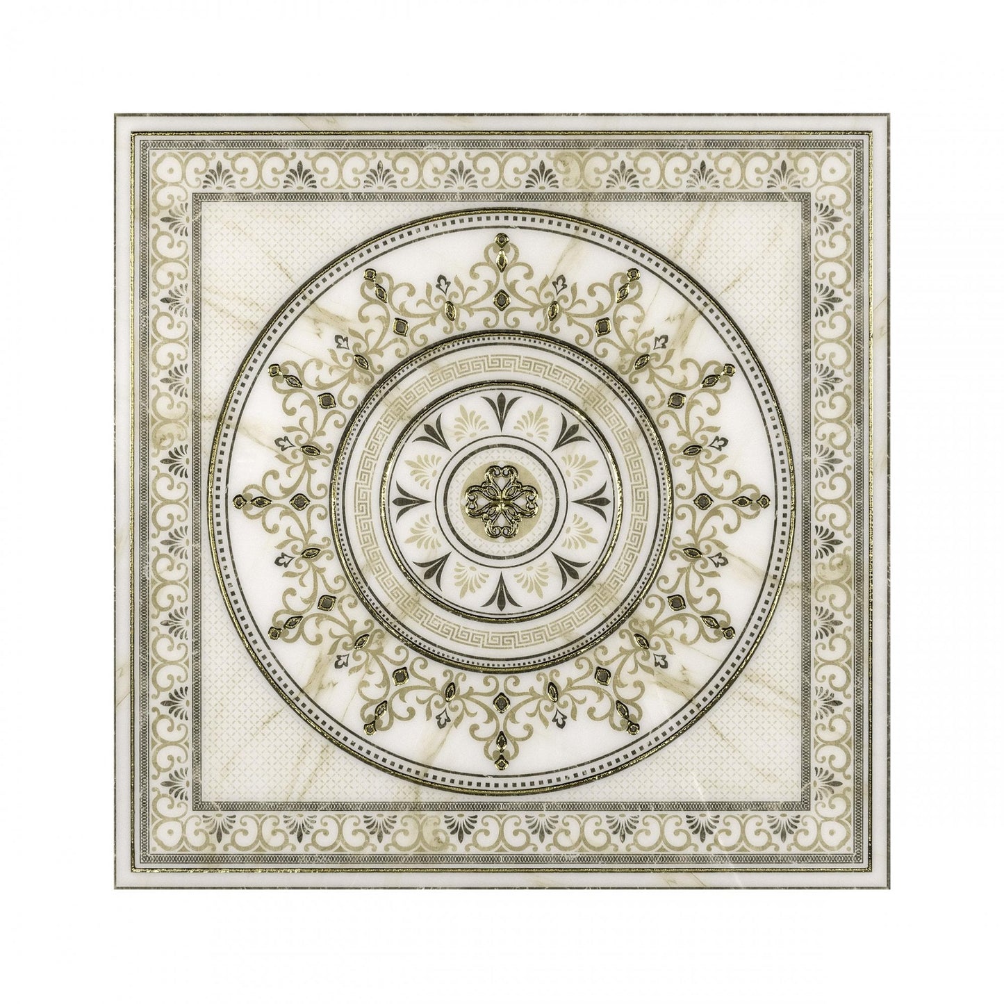 Arianna Gold 60cm x 60cm Decor Floor Tile
