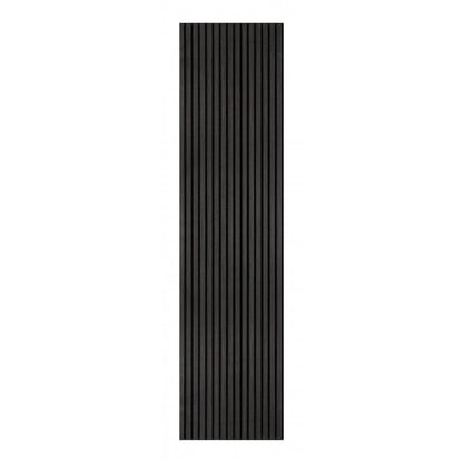Black Oak Wooden Slat Acoustic Wall Panel 600x2400x21mm