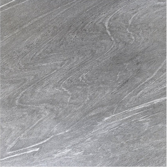 Bonita Dark Grey 60cm x 60cm Wall and Floor Tile