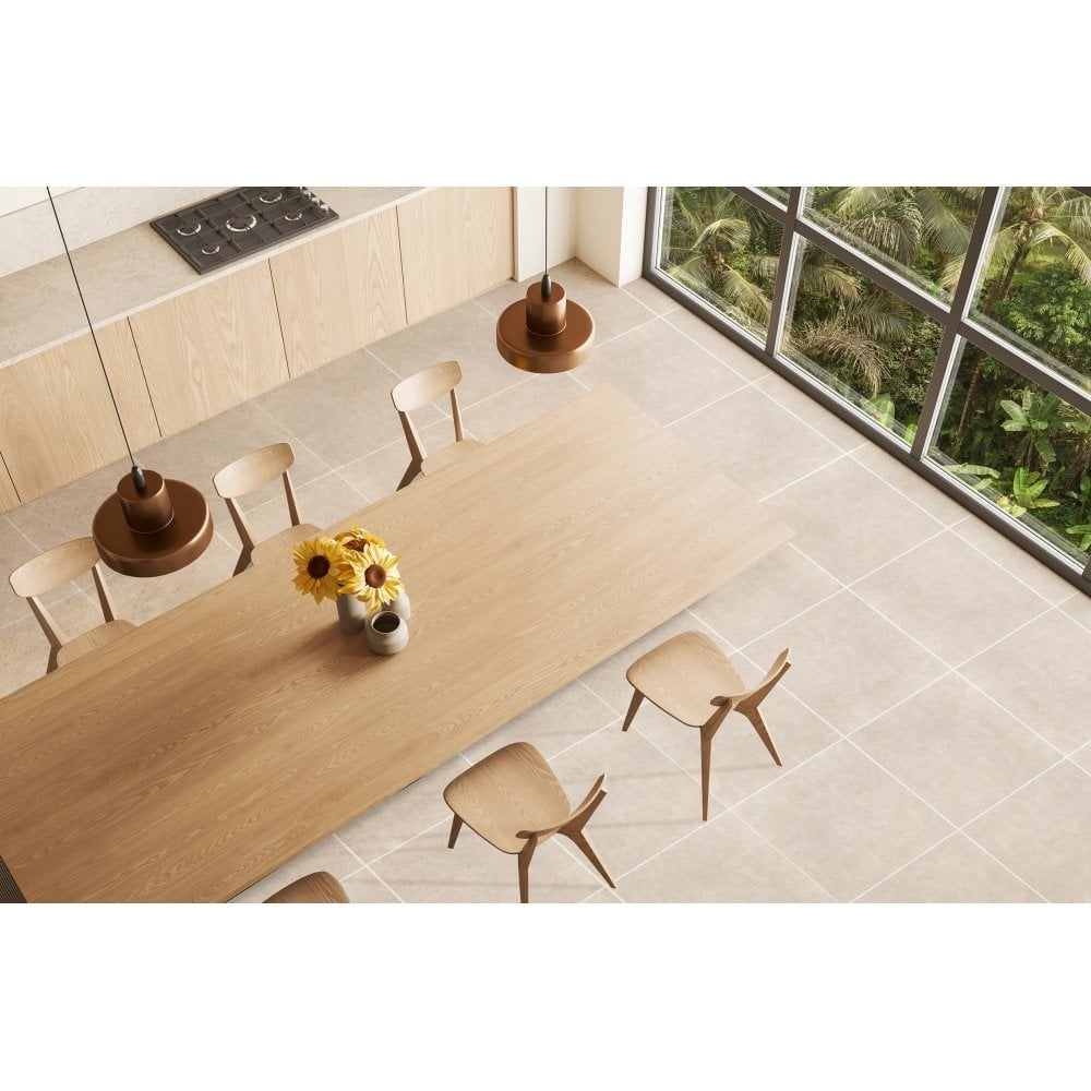 Cemento Bone 60cm x 60cm Wall and Floor Tile
