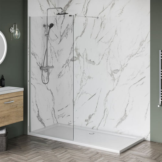 Aqua i 8 Wetroom Screen Panel 1000mm x 2000mm High