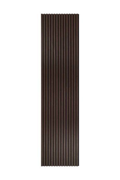 Smoked Walnut Wooden Slat Acoustic Wall Panel 600x2400x21mm