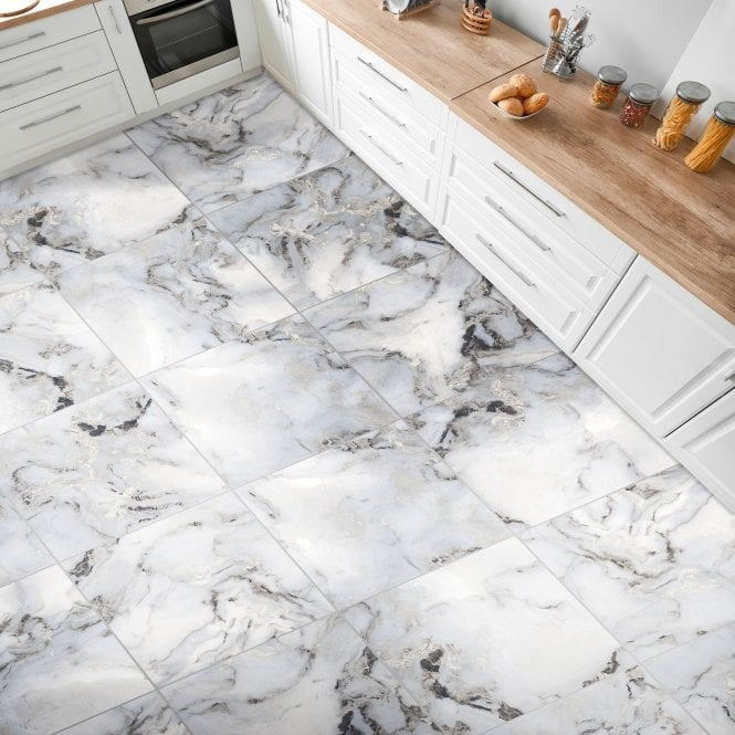 Exotica Silver 60cm x 60cm Wall and Floor Tile