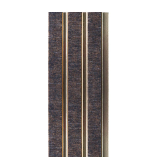 GOLD MOONSTONE 3D SLAT WALL CLADDING PANEL WATERPROOF