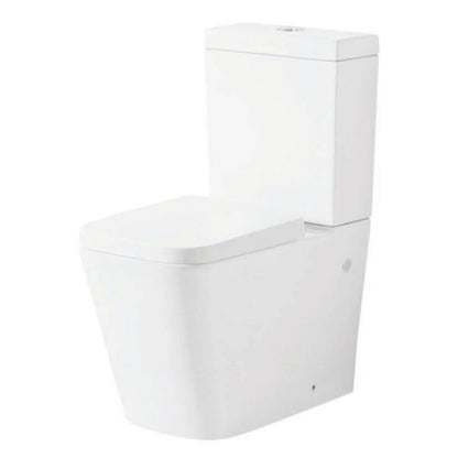 Harbour Close Coupled Toilet Flush to Wall
