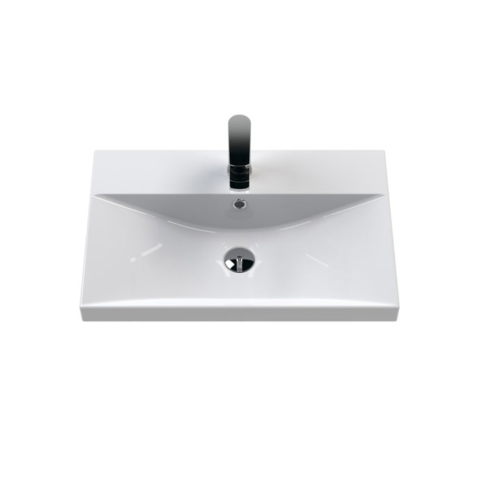 Deco 600mm Floor Standing 2 Door Vanity & Basin
