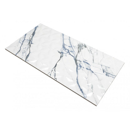 Oikas Blue Decor 30cm x 60cm Wall Tile