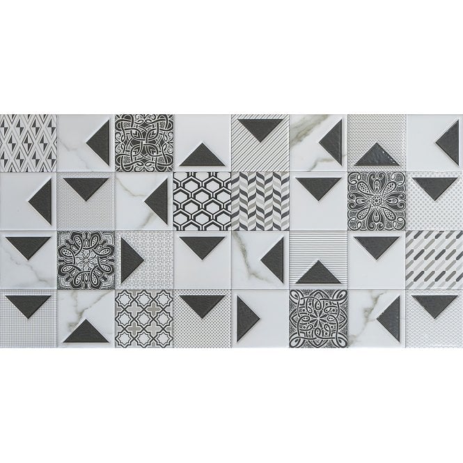 Carrara Mix Decor 30cm x 60cm Wall Tile