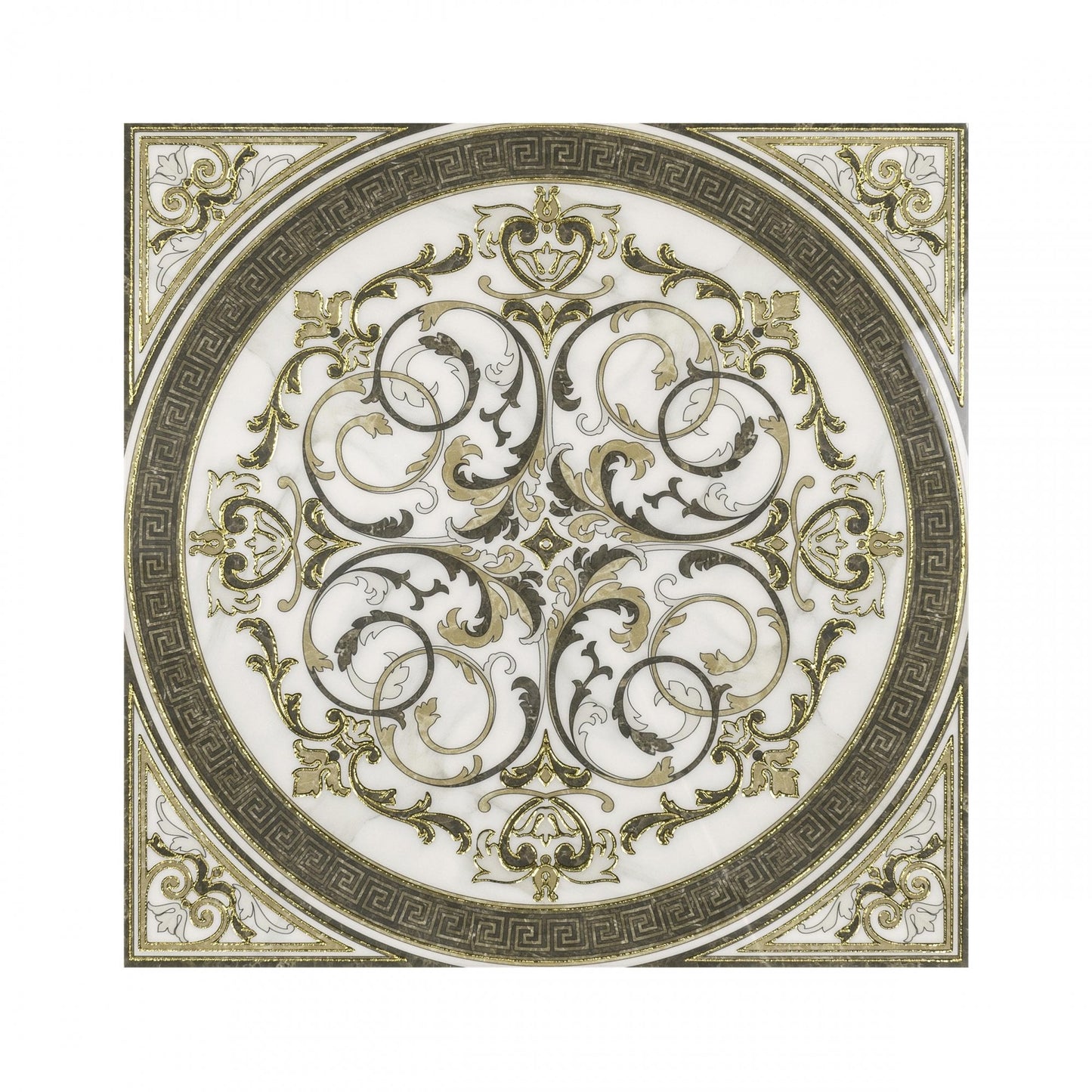 Valentina Gold 60cm x 60cm Decor Floor Tile