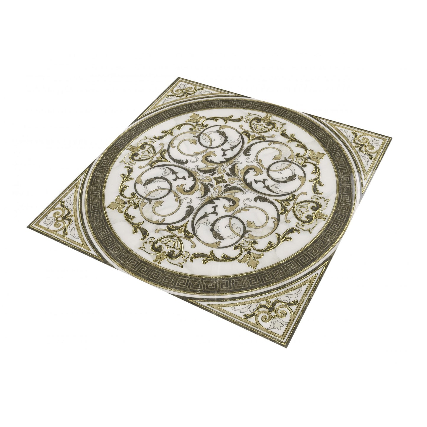 Valentina Gold 60cm x 60cm Decor Floor Tile
