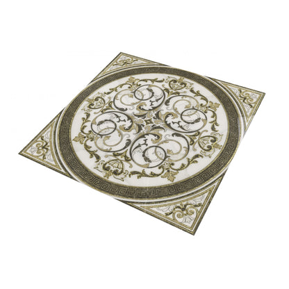 Valentina Gold 60cm x 60cm Decor Floor Tile