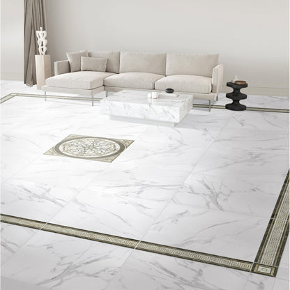 Valentina Gold 60cm x 60cm Decor Floor Tile